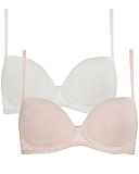 Sophia Non Wired Shirt Bra Blush Cream TKD Lingerie Royce Core CF1