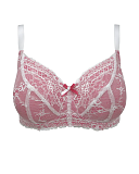 Sophie Soft Cup Bra Pink Ivory Panache TKD Lingerie CF1