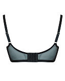 Sparks Fly Plunge Bra Black Silver TKD Lingerie Curvy Kate Luxury CB1