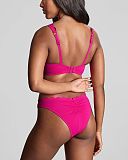 Spirit Lauren Plunge Bikini And Brazilian Brief Magenta TKD Lingerie Panache Swim Fashion B1