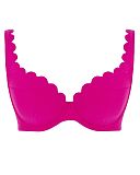 Spirit Lauren Plunge Bikini Magenta TKD Lingerie Panache Swim Fashion CF1