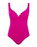 Spirit Rita Plunge Swimsuit Magenta TKD Lingerie Panache Swim Fashion CF1
