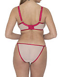 Submision Bra And Brief Latte Red TKD Lingerie Scantilly Fashion B1