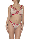 Submision Bra And Brief Latte Red TKD Lingerie Scantilly Fashion F1