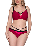 Subtropic Plunge Bikini And Mini Brief Purple Pink TKD Lingerie Curvy Kate Swimwear Fashion F1