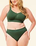 Sugar Candy Basic Bralette Bra And Brief Forrest Green