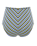 Summer High Waist Pant Blue Yellow TKD Lingerie Panache Swim Fashion CB1