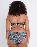 Sundown Bandeau Bikini And Classic Brief Black Print TKD Lingerie Curvy Kate Swim Fashion B3 min