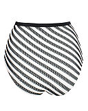 Sunseeker High Waist Brief Monochrome TKD Lingerie Curvy Kate Swimwear Fashion CB1