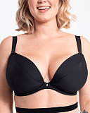Superplunge Mutiway Padded Bra Black TKD Lingerie Curvy Kate Core F2