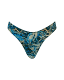 Swim & Tonic Reversible Dipped Mini Brief Black Snake TKD Lingerie Curvy Kate Fashion CF1