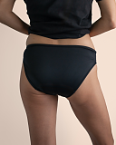 Swim Brief Light Moderate Absorbency Black Sahara TKD Lingerie B1