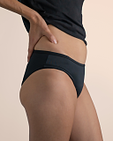 Swim Brief Light Moderate Absorbency Black Sahara TKD Lingerie S1