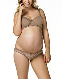 TKD Lingerie Cake Maternity Caramel Licorice Flexiwire Nursing Bra Brief F2