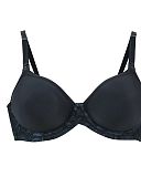 TKD Lingerie Core Cake Maternity Waffles 3D Spacer Nursing Bra Black F.jpg