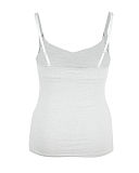 TKD Lingerie Cake Maternity Coconut Gelato Cotton Nursing Tank White B2
