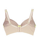 TKD Lingerie Cake Maternity Croissant Spacer Flexible Wire Bra Beige B