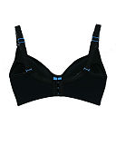 TKD Lingerie Cake Maternity Dark Croissant Spacer Flexible Wire Bra Black B