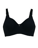 TKD Lingerie Cake Maternity Dark Croissant Spacer Flexible Wire Bra Black F