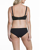 TKD Lingerie Cake Maternity Dark Croissant Spacer Flexible Wire Bra Boy Short Brief Black B