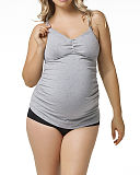 TKD Lingerie Cake Maternity Earl Grey Gelato Nursing Tank F1
