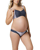TKD Lingerie Cake Maternity Lavender Sorbet Soft Full Cup Nursing Slate Brief F