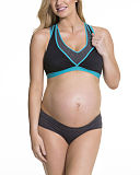 TKD Lingerie Cake Maternity Lotus Yoga And Pumping Bra Teal F2