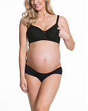 TKD Lingerie Cake Maternity Midnight Parfait Nursing Bra Black Brief F1