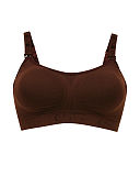 TKD Lingerie Cake Maternity Rock Candy Seamless Bra Choc Brown F