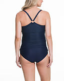 TKD Lingerie Cake Maternity Swimwear Frappe Tankini Navy B1