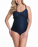 TKD Lingerie Cake Maternity Swimwear Frappe Tankini Navy F1