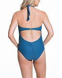 TKD Lingerie Cake Maternity Swimwear Ice Tea One Piece Swimsuit Teal B