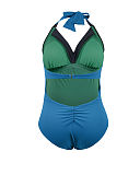 TKD Lingerie Cake Maternity Swimwear Ice Tea One Piece Swimsuit Teal B1