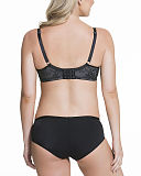 TKD Lingerie Core Cake Maternity Waffles 3D Spacer Nursing Bra Black Brief B