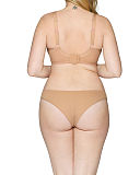 TKD Lingerie Core Curvy Kate Smoothie Soul Plunge Bra Latte Brazilian Brief B
