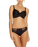 TKD Lingerie Core Fantasie Rebecca Underwired Moulded Black Brief F