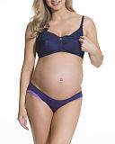TKD Lingerie Core Maternity Tea Non Wired Bra Navy F2