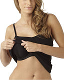 TKD Lingerie Core Panache Cami Top Cotton Lycra Camisole Black F2