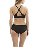 TKD Lingerie Core Panache Porcelain Elan Moulded Plunge Racerback Black Short B
