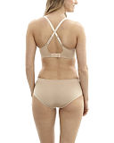 TKD Lingerie Core Panache Porcelain Elan Moulded T Shirt Cross straps Nude Short B