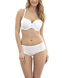 TKD Lingerie Core Panache Porcelain Elan Moulded T Shirt Cross straps White Short F