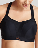 TKD Lingerie Core Panache Sports Wired Sports Bra Racer Back Black Sport Short F