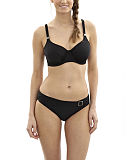 TKD Lingerie Core Panache Swim Anya Balconnet Bikini Black Classic Pant F