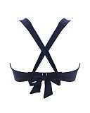 TKD Lingerie Core Panache Swim Anya Cruise Moulded Multiway Bikini Cross Back Navy White B