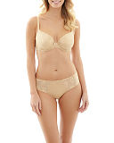 TKD Lingerie Core Panache Tango Plunge Bra Nude Brief F