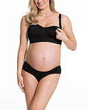 TKD Lingerie Maternity Cake Sugar Candy Seamless Nursing Bra Black F2
