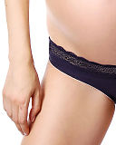 TKD Lingerie Maternity Hotmilk Show Off Bikini Brief Navy F