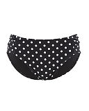 TKD Lingerie Panache Swim Core Anya Spot Gather Pant Black White F