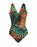 Tropica Toile Escape Shaping Swimsuit Midnight White TKD Lingerie Miraclesuit Fashion CF1