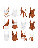 Tanami Banksia Reversible Swimsuit Bronze White TKD Lingerie Baiia CF1